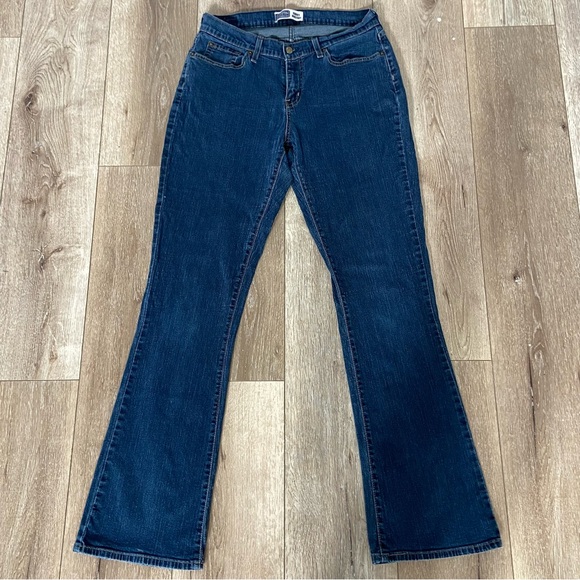Signature by Levi Strauss Dark Blue Bootcut Jeans - Picture 1 of 4